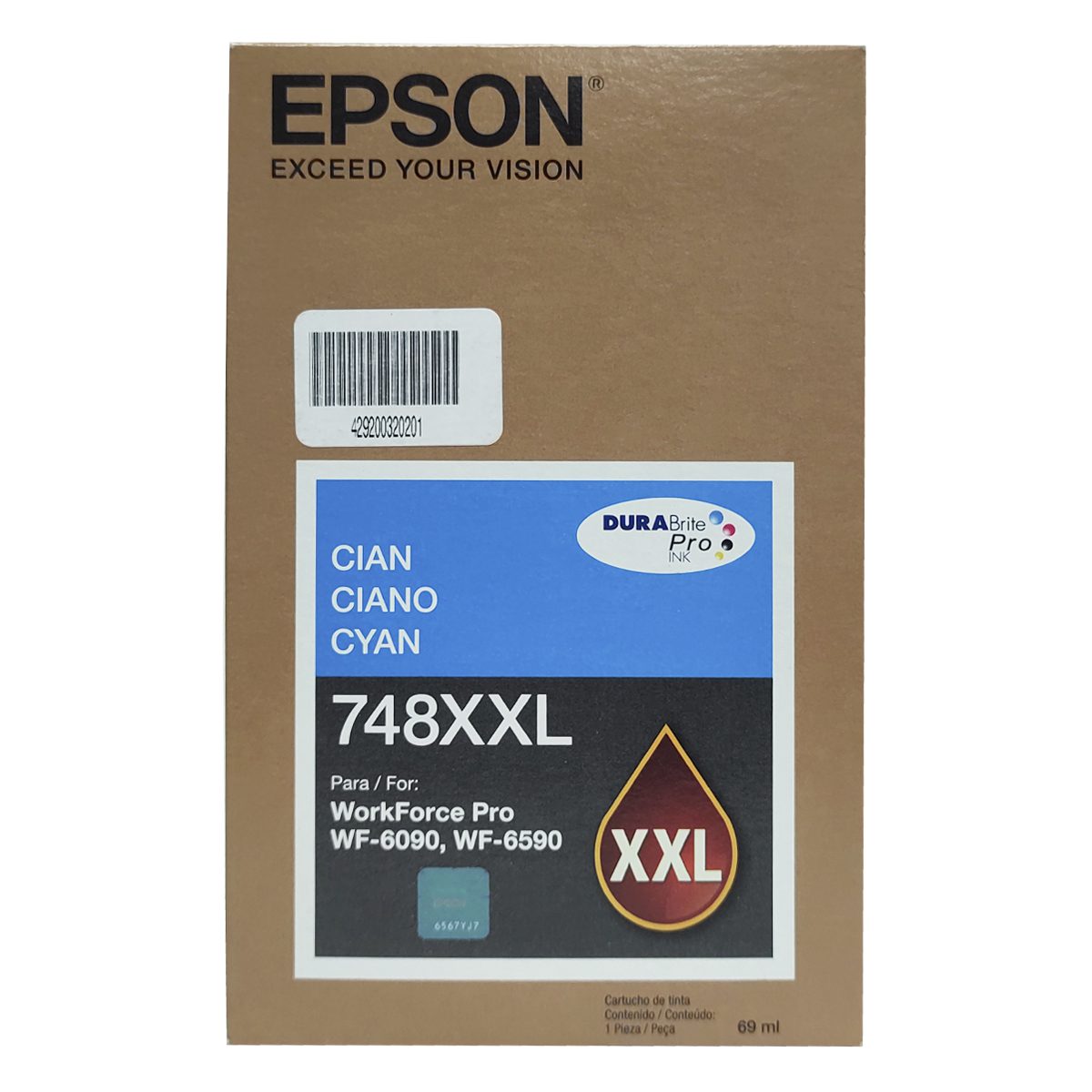 Tinta Cyan T748XXL220-AL 69ml