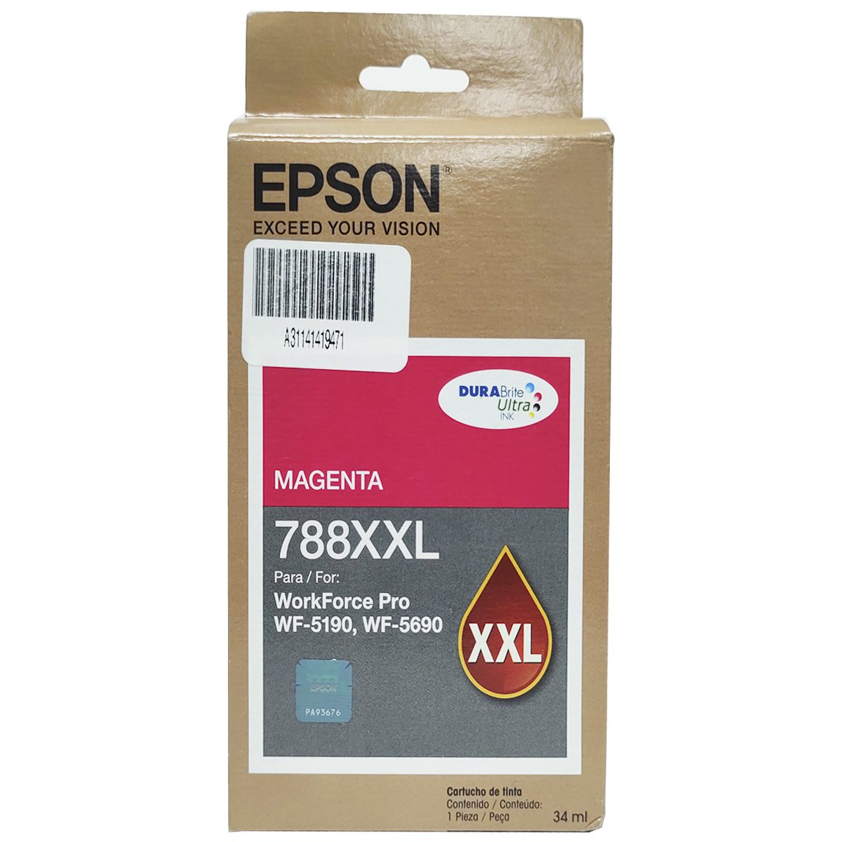 Cartucho de Tinta Magenta WF5190/5690 T788XXL320-AL 34ml