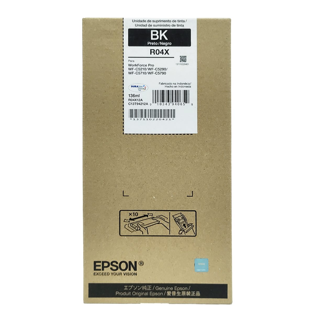 Bolsa de Tinta Negra T942120-AL 136ml