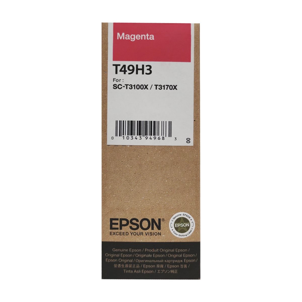 Botella de Tinta Magenta 140ml - EPSON T49H3