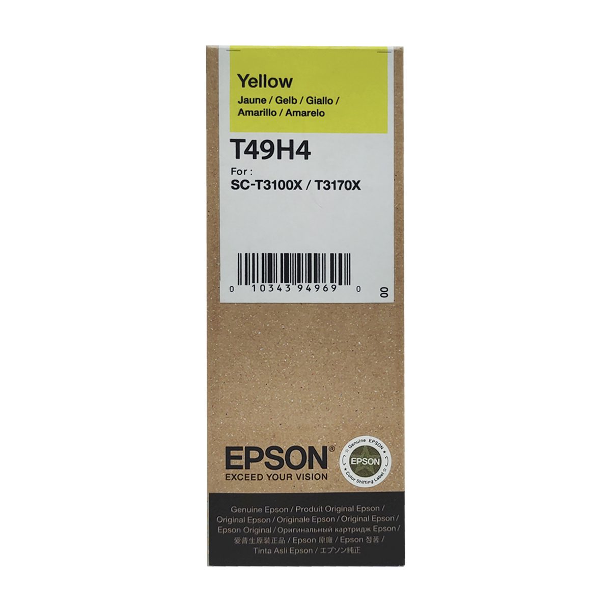 Botella de Tinta Amarilla 140ml - EPSON T49H4