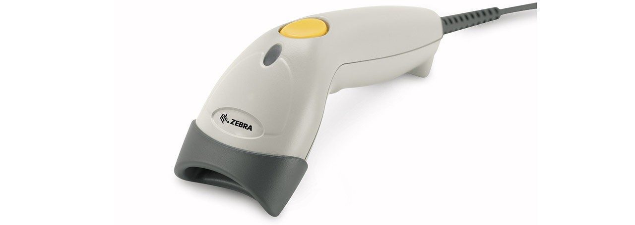 Scanner Zebra LS1203 - scan/1d/laser/usb kit/c/base