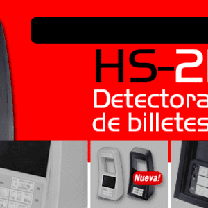 Detectora de billetes falsos HS-210