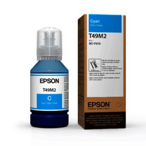 Botella de Tinta Cyan T49M Epson F170, F570 F571