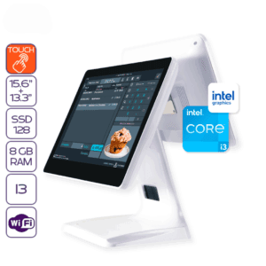 PC Táctil Doble Pantalla 15,6" + 13" para el cliente